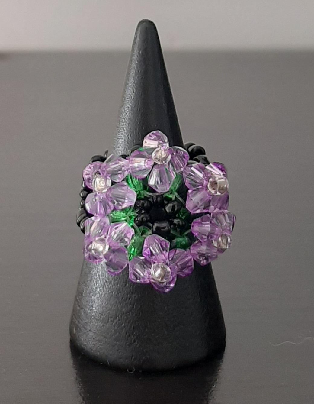 Anel cristais hexagonal